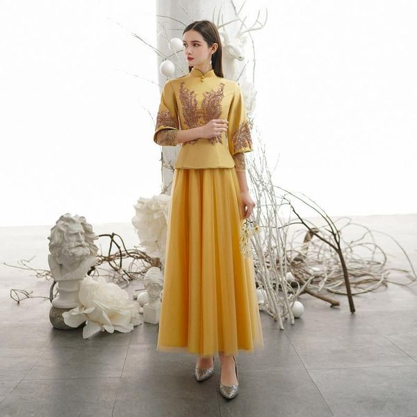 bridesmaid dress dresses 2021 cheongsam wedding gown fiesta long gala china style gold sister of the bride ts2103, White;pink
bridesmaid dress dresses 2021 cheongsam wedding gown fiesta long gala china style gold sister of the bride ts2103, White;pink