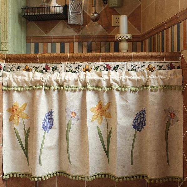 american style cotton linen flower pattern curtain half door short for kitchen cabinet tj2081 & drapes
american style cotton linen flower pattern curtain half door short for kitchen cabinet tj2081 & drapes