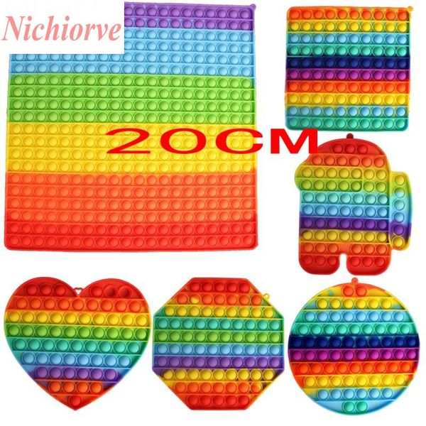 large size 20cm big push it rainbow push bubble fidget toys oversize sensory decompression toy stress reliever toy kids gift us stock
large size 20cm big push it rainbow push bubble fidget toys oversize sensory decompression toy stress reliever toy kids gift us stock