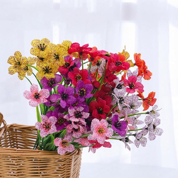 decorative flowers & wreaths 12pc artificial flower latex real bridal wedding bouquet home decoration for deco
decorative flowers & wreaths 12pc artificial flower latex real bridal wedding bouquet home decoration for deco