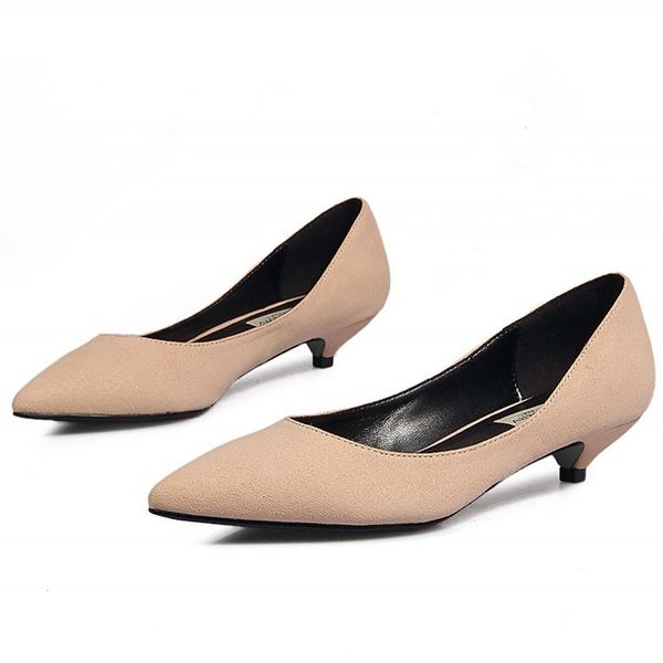 sandals fashion women pumps shoes low heels cow suede leather ladies pointed toe career solid colors e0008 zgsb, Black
sandals fashion women pumps shoes low heels cow suede leather ladies pointed toe career solid colors e0008 zgsb, Black