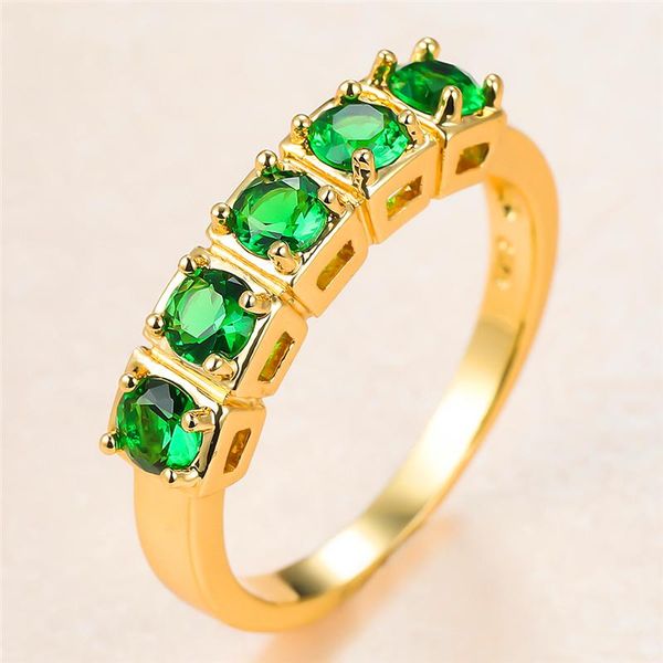 single row green round stone ring vintage fashion yellow gold crystal zircon rings for women wedding jewelry mother's day gifts, Slivery;golden
single row green round stone ring vintage fashion yellow gold crystal zircon rings for women wedding jewelry mother's day gifts, Slivery;golden