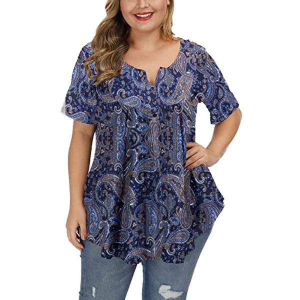 women's t-shirt plus size short sleeve t-shirts ladies bohemian print tee shirt summer casual clothes elegant female pulover top, White
women's t-shirt plus size short sleeve t-shirts ladies bohemian print tee shirt summer casual clothes elegant female pulover top, White