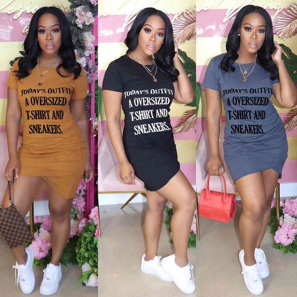 summer women casual letters printed irregular sheath es with short sleeves o neck t shirt lady, Black;gray
summer women casual letters printed irregular sheath es with short sleeves o neck t shirt lady, Black;gray