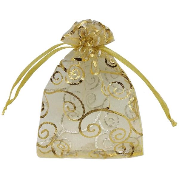 gift wrap 100pcs sheer organza favor bags for wedding rattan print samples display drawstring pouches (9x12cm, gold)
gift wrap 100pcs sheer organza favor bags for wedding rattan print samples display drawstring pouches (9x12cm, gold)