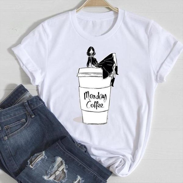 and women short sleeve men t shirt ladies 90s coffee clothing cartoon summer female tshirts fashion clothes graphic lady, White;black
and women short sleeve men t shirt ladies 90s coffee clothing cartoon summer female tshirts fashion clothes graphic lady, White;black