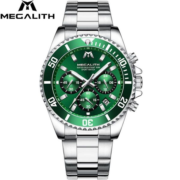 wristwatches megalith fashion luxury watches for men waterproof analog 24 hour date quartz casual stainless steel chronograph, Slivery;brown
wristwatches megalith fashion luxury watches for men waterproof analog 24 hour date quartz casual stainless steel chronograph, Slivery;brown