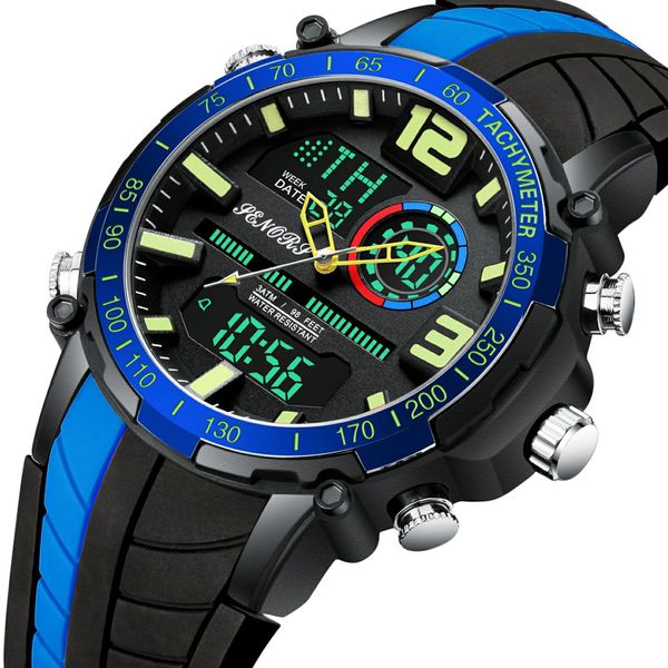 brand men watch fashion dual display sports mens wristwatch analog digital chronograph waterproof clock relogio masculinog, Slivery;brown
brand men watch fashion dual display sports mens wristwatch analog digital chronograph waterproof clock relogio masculinog, Slivery;brown