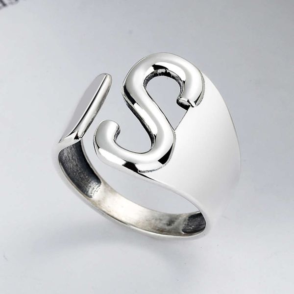 yunchaoxuan s925 sterling silver ring style s letter open niche design fashion chaoren ring female, Black
yunchaoxuan s925 sterling silver ring style s letter open niche design fashion chaoren ring female, Black