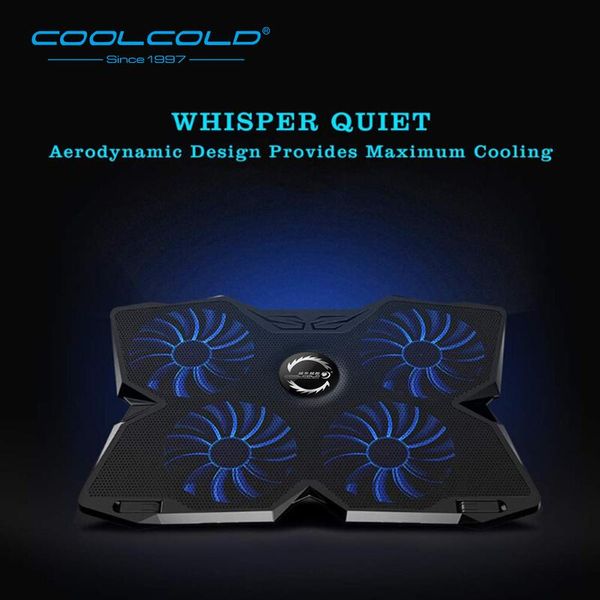 lapcooling pads coolcold cooler notebook gaming stand with four fan and 2 usb ports for 12-17inch
lapcooling pads coolcold cooler notebook gaming stand with four fan and 2 usb ports for 12-17inch