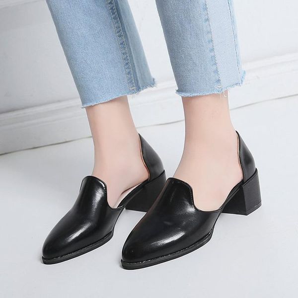 dress shoes 2021 spring/autumn women leather pumps high heel casual fashion pointed slip-on shallow woman plus size 35-43, Black
dress shoes 2021 spring/autumn women leather pumps high heel casual fashion pointed slip-on shallow woman plus size 35-43, Black