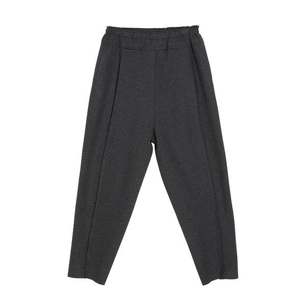 women's pants & capris 2021 autumn winter women wool casual harem elastic waist female loose pant stretch thick fashion trousers street, Black;white
women's pants & capris 2021 autumn winter women wool casual harem elastic waist female loose pant stretch thick fashion trousers street, Black;white