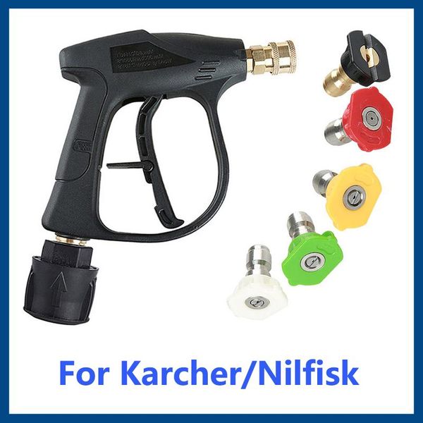 water gun & snow foam lance high pressure washer for karcher k2k3k4k5k6k7 nilfisk quick connector car cleaning m22 14mm hose accessories
water gun & snow foam lance high pressure washer for karcher k2k3k4k5k6k7 nilfisk quick connector car cleaning m22 14mm hose accessories