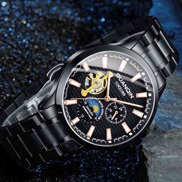 watch business men automatic luminous clock wathces 2021 stainless steel strap moon phase waterproof montre homme, Slivery;brown
watch business men automatic luminous clock wathces 2021 stainless steel strap moon phase waterproof montre homme, Slivery;brown