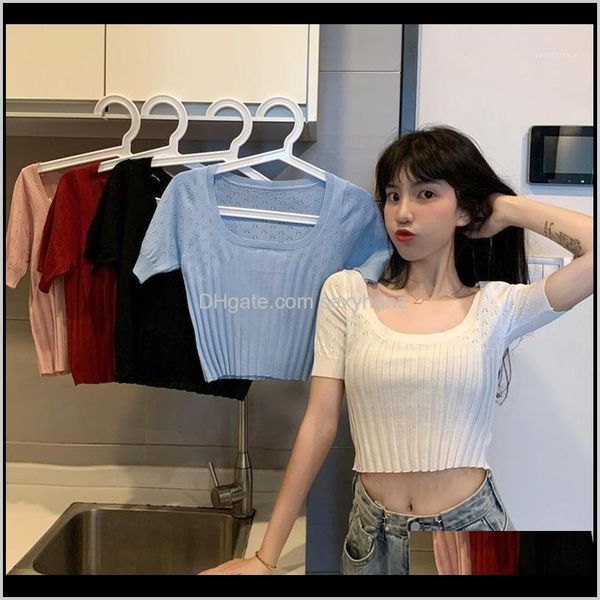 s & tees womens clothing apparel drop delivery 2021 style summer online celebrity navel short women tight square collar off-shoulder kni, White
s & tees womens clothing apparel drop delivery 2021 style summer online celebrity navel short women tight square collar off-shoulder kni, White