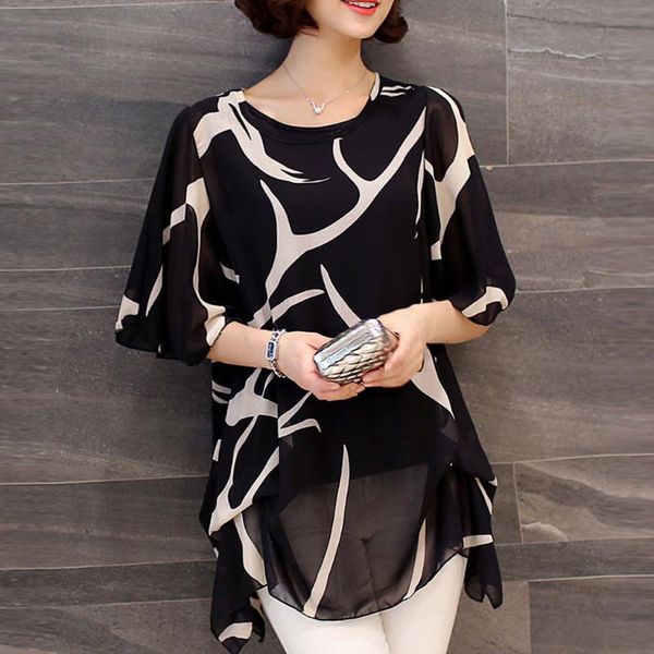 autumn women blouse casual half flare sleeve o-neck fashion print 2021 trendy plus size blouses robe femme women's & shirts, White
autumn women blouse casual half flare sleeve o-neck fashion print 2021 trendy plus size blouses robe femme women's & shirts, White