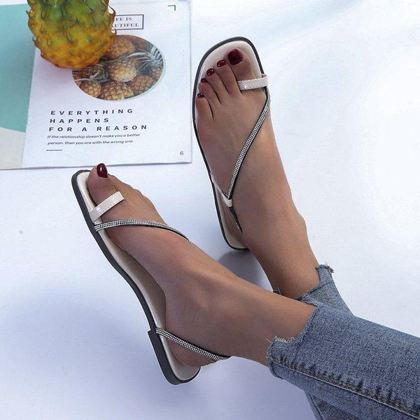 sandals women summer fashion women's 2021 flip flops rhinestone decoration flat shoes beach casual, Black
sandals women summer fashion women's 2021 flip flops rhinestone decoration flat shoes beach casual, Black