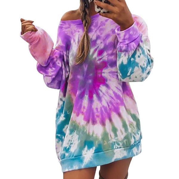 pullover dress for women long sleeve o-neck oversize sweatshirts tie dye print casual female fall mini colorful#w dresses, Black;gray
pullover dress for women long sleeve o-neck oversize sweatshirts tie dye print casual female fall mini colorful#w dresses, Black;gray