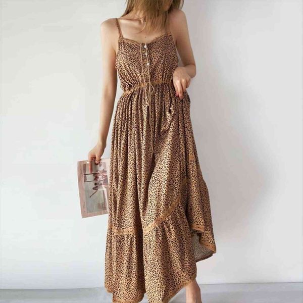 sleeveless drawstring waist womens dress summer boho beach rayon vintage leopard print long strap dresses for women, Black;gray
sleeveless drawstring waist womens dress summer boho beach rayon vintage leopard print long strap dresses for women, Black;gray