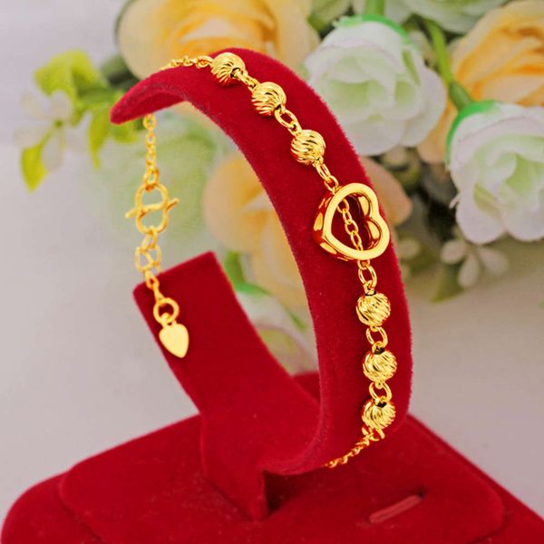 brass gold plated love transfer bead bracelet women vietnam shajin jewelry accessories, Golden;silver
brass gold plated love transfer bead bracelet women vietnam shajin jewelry accessories, Golden;silver