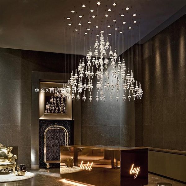 pendant lamps shop decoration creative crystal chandelier villa luxury upscale duplex bedroom restaurant long post-modern led
pendant lamps shop decoration creative crystal chandelier villa luxury upscale duplex bedroom restaurant long post-modern led
