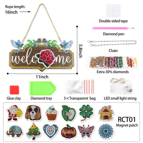 diamond painting 5d diy luminous home door hanging garland party decoration for wall window ornament butterfly pendant decor
diamond painting 5d diy luminous home door hanging garland party decoration for wall window ornament butterfly pendant decor