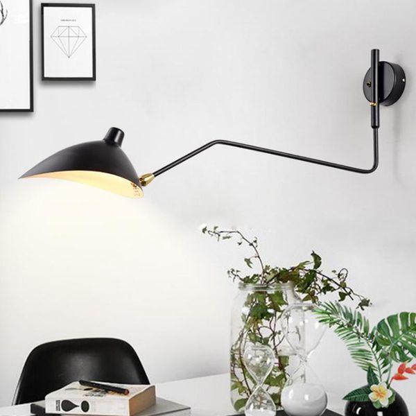 wall lamps black white retro loft industrial vintage french designer rotating sconce lights for home decoration
wall lamps black white retro loft industrial vintage french designer rotating sconce lights for home decoration