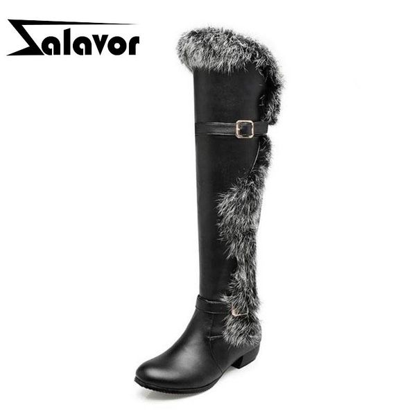 boots zalavor size 34-44 women w fur snow buckel flats over knee winter shoes warm botas footwears, Black
boots zalavor size 34-44 women w fur snow buckel flats over knee winter shoes warm botas footwears, Black