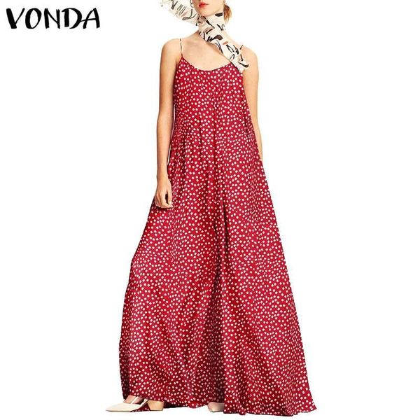 women sleeveless dress party maxi dresses 2021 vonda fashion polka dot print holiday slip female vestidos plus size casual, Black;gray
women sleeveless dress party maxi dresses 2021 vonda fashion polka dot print holiday slip female vestidos plus size casual, Black;gray