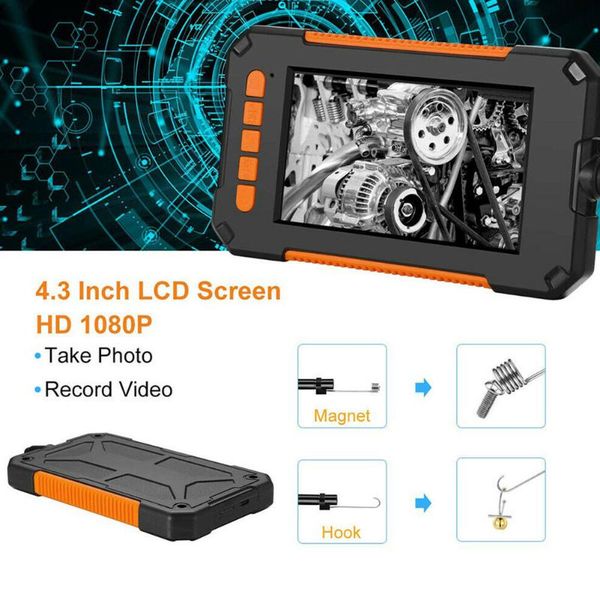 cameras 1080p hd industrial waterproof ip68 snake with adjustable led 8 light 2600mah battery 2/5m cable 
cameras 1080p hd industrial waterproof ip68 snake with adjustable led 8 light 2600mah battery 2/5m cable