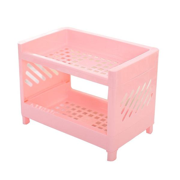 double-layer storage rack organizer holder for kitchen bathroom office durable xh8z hooks & rails 
double-layer storage rack organizer holder for kitchen bathroom office durable xh8z hooks & rails
