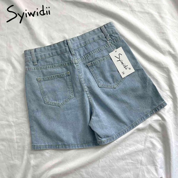 syiwidii jean shorts for women sweatshorts plus size white black blue clothing denim high waist casual solid summer fashion 210304
syiwidii jean shorts for women sweatshorts plus size white black blue clothing denim high waist casual solid summer fashion 210304