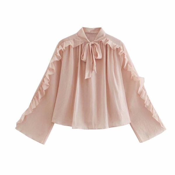 women's blouses & shirts pinkou women sweet pink ruffled blouse bow tie collar long sleeve cute autumn spring casual chic blusa la92, White
women's blouses & shirts pinkou women sweet pink ruffled blouse bow tie collar long sleeve cute autumn spring casual chic blusa la92, White
