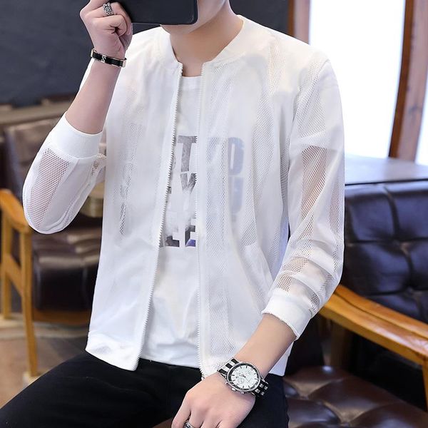 fashion korean boy skin clothes version handsome mesh summer coat trend thin wear ultra jacket men's jackets, Black;brown
fashion korean boy skin clothes version handsome mesh summer coat trend thin wear ultra jacket men's jackets, Black;brown
