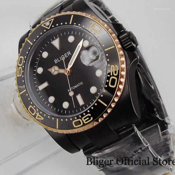 black pvd plated 40mm men watch nh35 miyota 8215 movement sapphire crystal deployant clasp wristwatches, Slivery;brown
black pvd plated 40mm men watch nh35 miyota 8215 movement sapphire crystal deployant clasp wristwatches, Slivery;brown