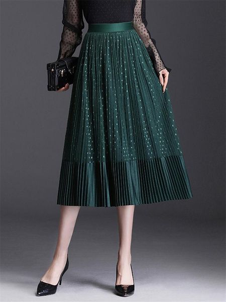 skirts mesh skirt women's spring summer 2021 high waist a-line star splicing glossy cloth fashion long pleated saia k328, Black
skirts mesh skirt women's spring summer 2021 high waist a-line star splicing glossy cloth fashion long pleated saia k328, Black