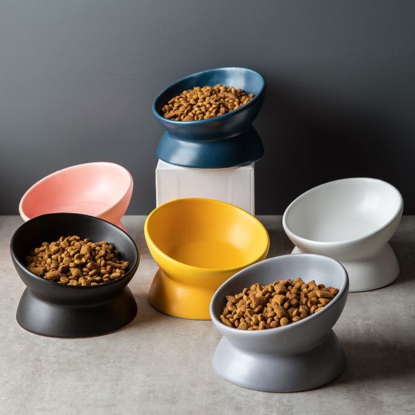ceramic bowl cat dog pet oblique mouth high foot protection cervical spine food basin products
ceramic bowl cat dog pet oblique mouth high foot protection cervical spine food basin products