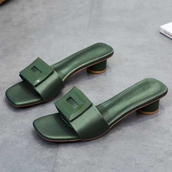 yellow green slides women 3cm high heels slippers buckle mules fetish summer sandals girls low block outdoor shoes, Black
yellow green slides women 3cm high heels slippers buckle mules fetish summer sandals girls low block outdoor shoes, Black