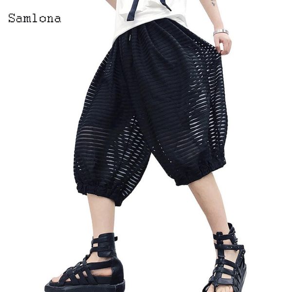 men's pants 2021 hollow out stripe loose cross men perspective gauze calf-length male fashion hip hop bloomers classic black
men's pants 2021 hollow out stripe loose cross men perspective gauze calf-length male fashion hip hop bloomers classic black