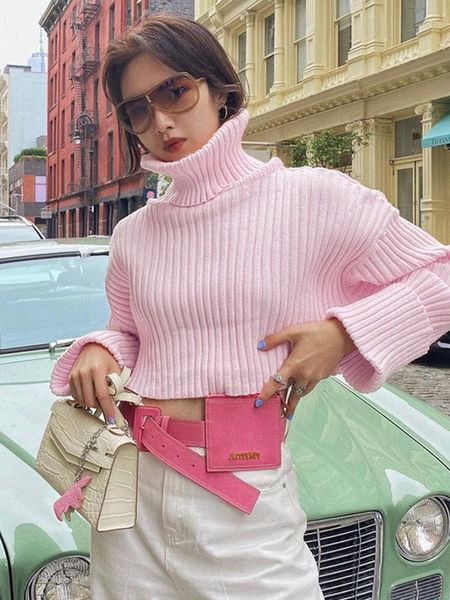 women's sweaters sifreyr solid turtleneck sweater women autumn winter long sleeve knitted pullovers loose cropped basic knitwear jumper, White;black
women's sweaters sifreyr solid turtleneck sweater women autumn winter long sleeve knitted pullovers loose cropped basic knitwear jumper, White;black