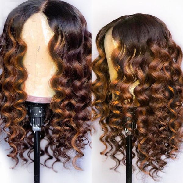 full lace human wigs ombre two tone 1b 30 loose wavy brazilian virgin hair 150 density natural hairline glueless bleached knots, Black;brown
full lace human wigs ombre two tone 1b 30 loose wavy brazilian virgin hair 150 density natural hairline glueless bleached knots, Black;brown