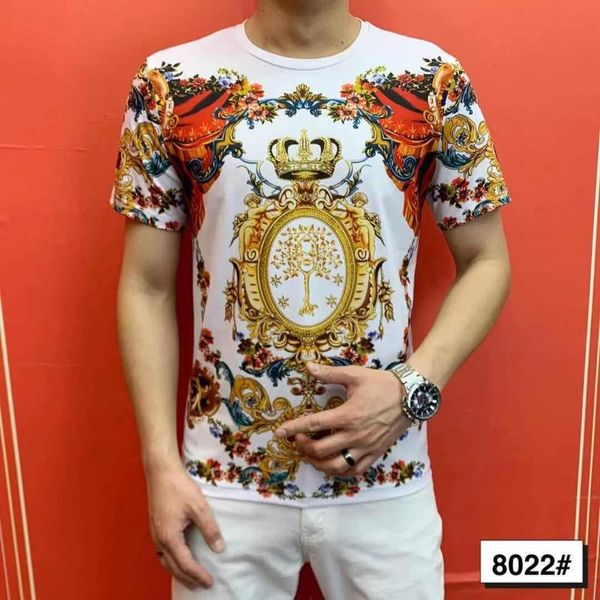 men's t-shirts exclusive brand t-shirt summer royal novelty print shiny diamond round neck casual short sleeve, White;black
men's t-shirts exclusive brand t-shirt summer royal novelty print shiny diamond round neck casual short sleeve, White;black