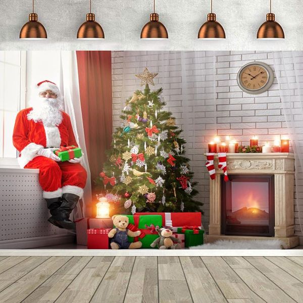 party decoration christmas backdrops santa claus sitting by the window fireplace background pography props atmosphere decor
party decoration christmas backdrops santa claus sitting by the window fireplace background pography props atmosphere decor