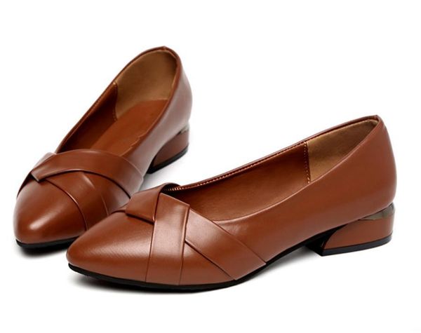 dress shoes 2021 spring and autumn with style fashion middle heel coarse pointed end women's, Black
dress shoes 2021 spring and autumn with style fashion middle heel coarse pointed end women's, Black