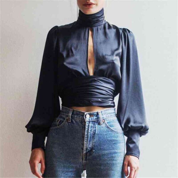 Long Sleeve Solid Color Women Shirt Sexy Backless Hollow Satin Blouse Casual Long Sleeve Office Lady Elegant Tops Shirts Femme, White
Long Sleeve Solid Color Women Shirt Sexy Backless Hollow Satin Blouse Casual Long Sleeve Office Lady Elegant Tops Shirts Femme, White