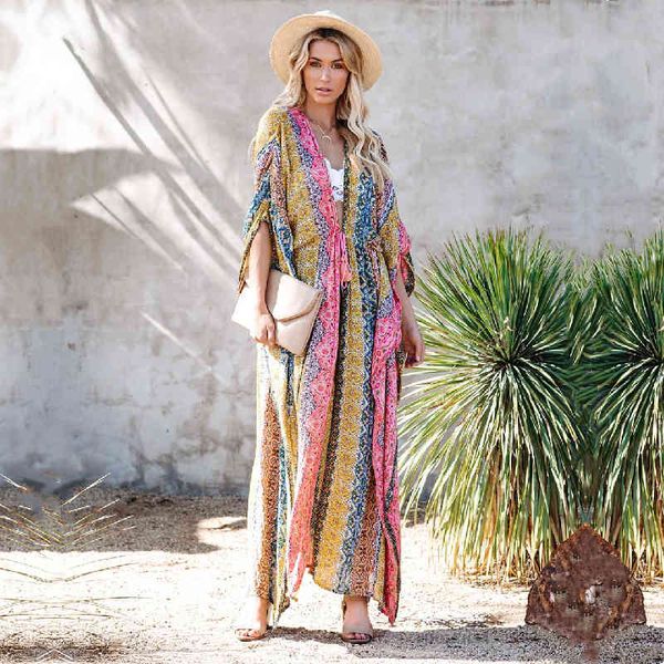 multicolored bikini cover-ups v-neck long sleeve boho summer beach dress plus size beachwear swimsuit cover up q1085 210420, White;black
multicolored bikini cover-ups v-neck long sleeve boho summer beach dress plus size beachwear swimsuit cover up q1085 210420, White;black