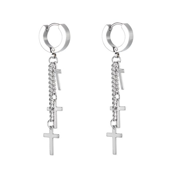 sliver charm earrings for men or women fashion all-match titanium stainless steel hip pop punk style personality tassel chain cross tag jewe, Golden
sliver charm earrings for men or women fashion all-match titanium stainless steel hip pop punk style personality tassel chain cross tag jewe, Golden