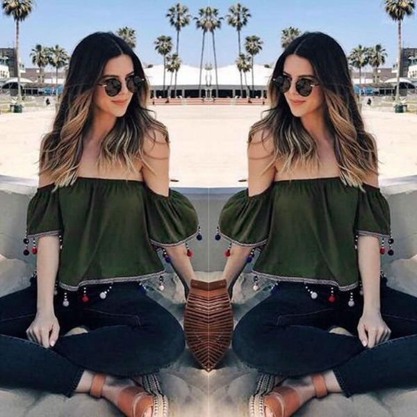 fashion summer women ladies off-the-shoulder blouses delicate tassels casual shirt crop loose blouse women's & shirts, White
fashion summer women ladies off-the-shoulder blouses delicate tassels casual shirt crop loose blouse women's & shirts, White