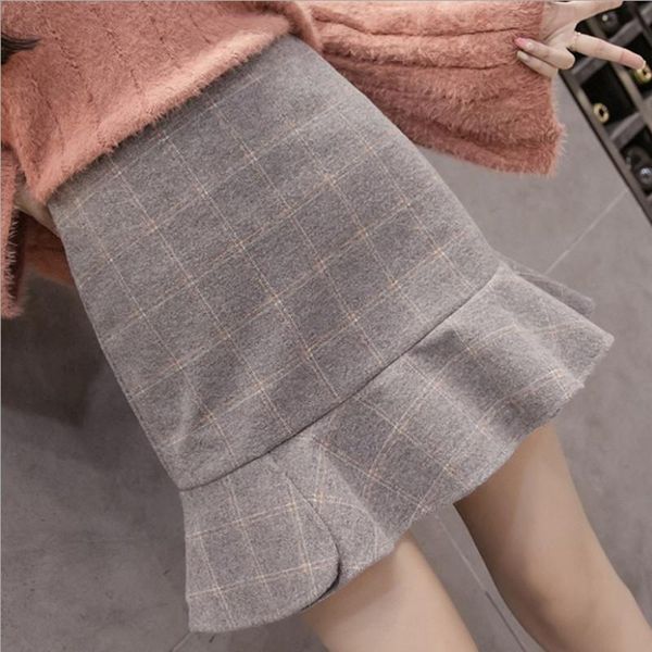 skirts 2021 autumn and winter plaid bag hip skirt high waist slimming women's korean style short women, Black
skirts 2021 autumn and winter plaid bag hip skirt high waist slimming women's korean style short women, Black