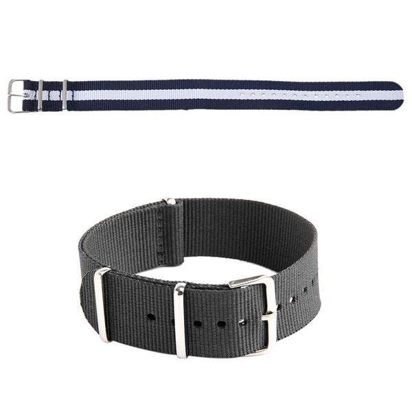 watch bands 2 pcs band : 1 army nylon canvas divers g10 mens grey width 20mm & blue white sport s, Black;brown
watch bands 2 pcs band : 1 army nylon canvas divers g10 mens grey width 20mm & blue white sport s, Black;brown